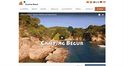 Desktop Screenshot of campingbegur.com